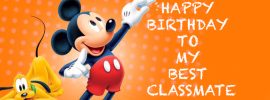happy birthday to my best classmate