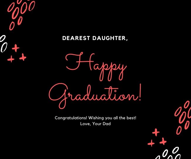 Dear Daughter, Happy Graduation