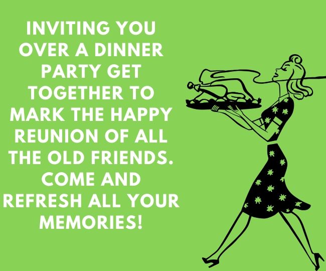 Dinner Invitation messages for Friend