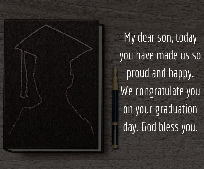 Gambar graduation quotes to son Jpg