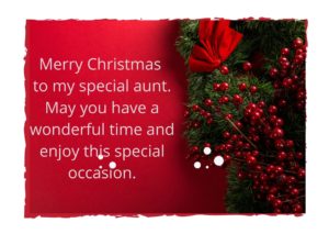 25+ Christmas Messages For Aunt