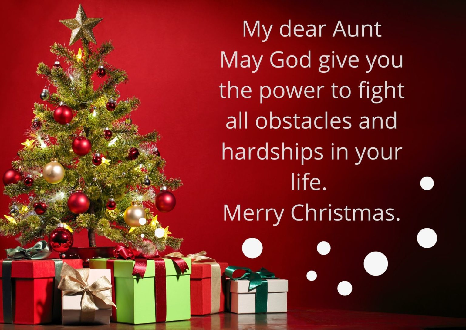 25+ Christmas Messages For Aunt